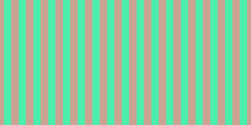 #4ceeac, #caa393 vertical lines, twenty-four pixels wide, twenty-three pixels apart