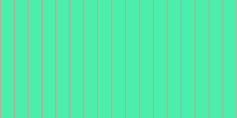 #4ceeac, #caa393 vertical lines, four pixels wide, forty-three pixels apart