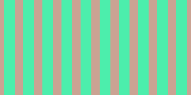 #4ceeac, #caa393 vertical lines, thirty-five pixels wide, forty-five pixels apart