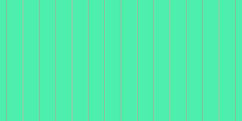 #4ceeac, #caa393 vertical lines, two pixels wide, fifty-two pixels apart