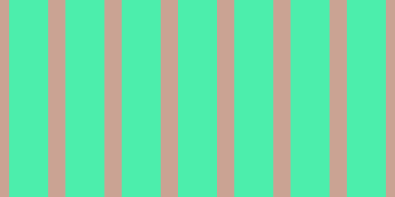 #4ceeac, #caa393 vertical lines, thirty-five pixels wide, seventy-nine pixels apart