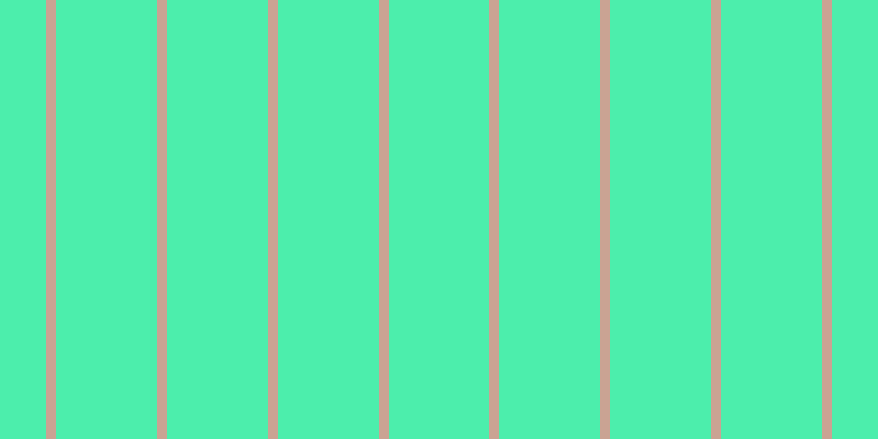 #4ceeac, #caa393 vertical lines, nine pixels wide, ninety-two pixels apart