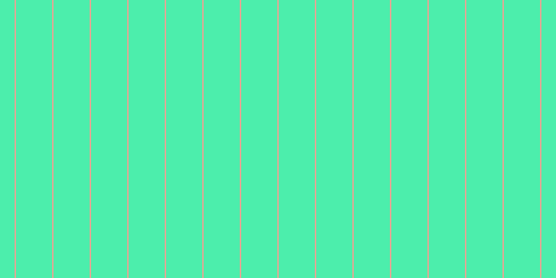 #4ceeac, #eba393 vertical lines, two pixels wide, fifty-two pixels apart