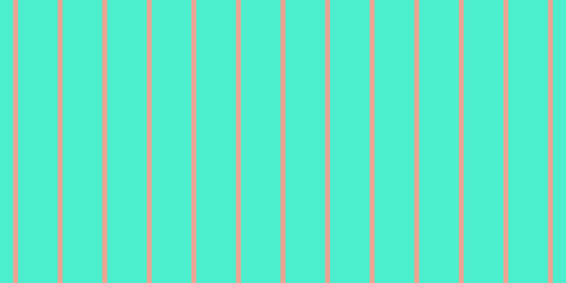 #4ceecd, #eba393 vertical lines, seven pixels wide, fifty-six pixels apart