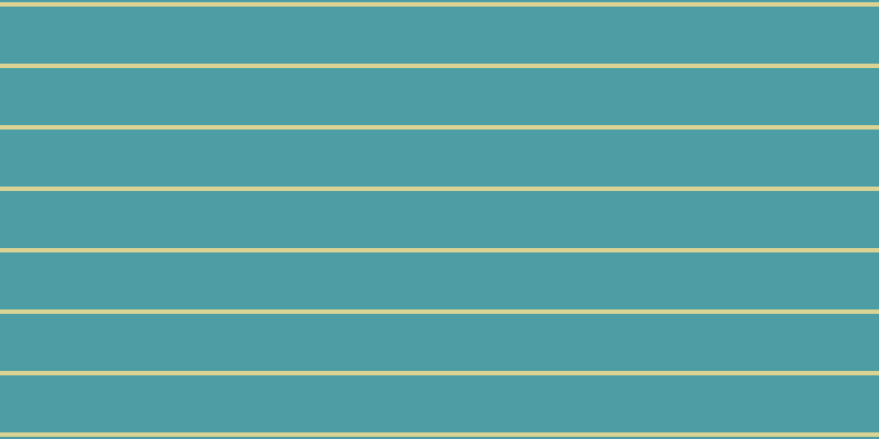 #4d9ea4, #dbd393 horizontal lines, four pixels wide, fifty-two pixels apart