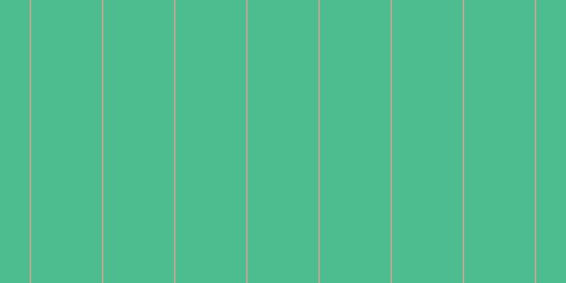 #4dbc8f, #caa393 vertical lines, two pixels wide, one hundred pixels apart