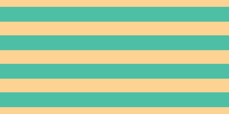 #4dbfa4, #fcd393 horizontal lines, forty-eight pixels wide, fifty-two pixels apart