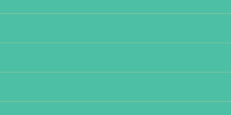 #4dbfa4, #fcd393 horizontal lines, two pixels wide, ninety-nine pixels apart