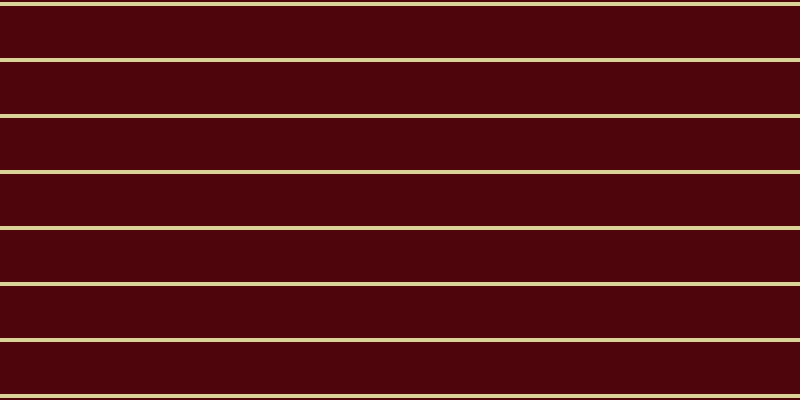 #4e070c, #dbd393 horizontal lines, four pixels wide, fifty-two pixels apart