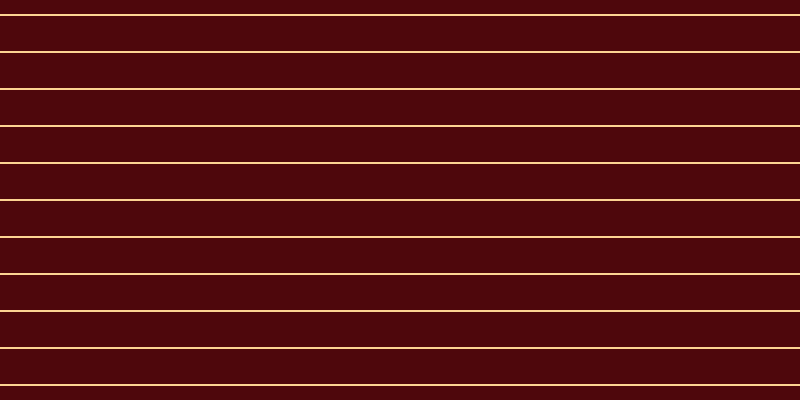 #4e070c, #fcd393 horizontal lines, two pixels wide, thirty-five pixels apart