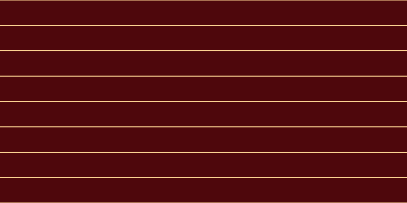 #4e070c, #fcd393 horizontal lines, two pixels wide, forty-eight pixels apart