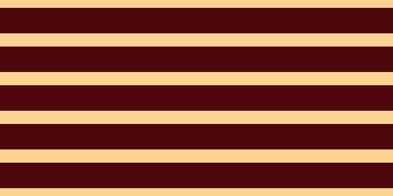 #4e070c, #fcd393 horizontal lines, twenty-seven pixels wide, fifty-two pixels apart