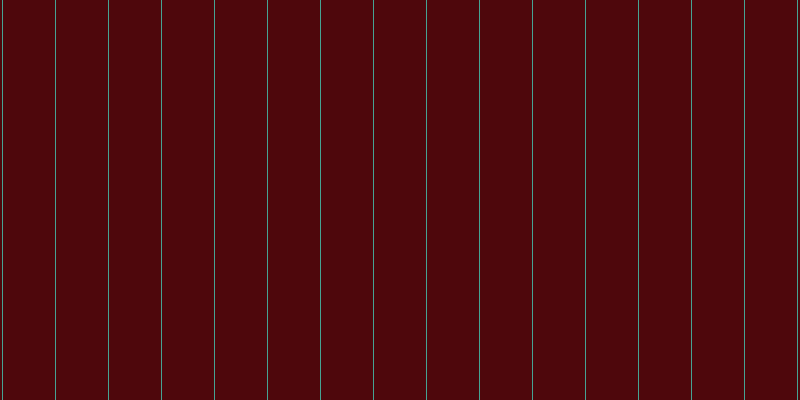 #4e070c, #46a393 vertical lines, one pixels wide, fifty-two pixels apart