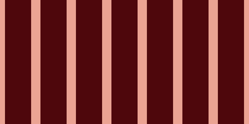 #4e070c, #eba393 vertical lines, thirty pixels wide, eighty-four pixels apart