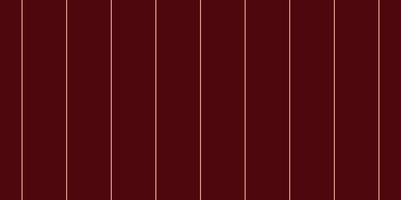 #4e070c, #eba393 vertical lines, two pixels wide, eighty-seven pixels apart