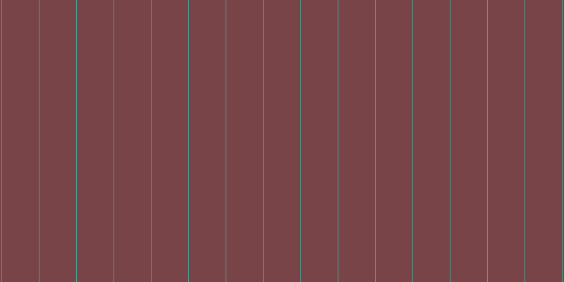 #4e070c (75%), #46a393 vertical lines, one pixels wide, fifty-two pixels apart
