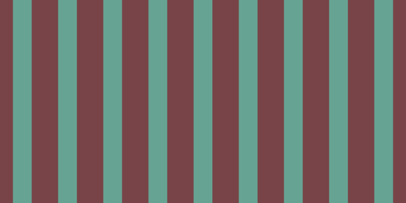 #4e070c (75%), #67a393 vertical lines, thirty-seven pixels wide, fifty-two pixels apart