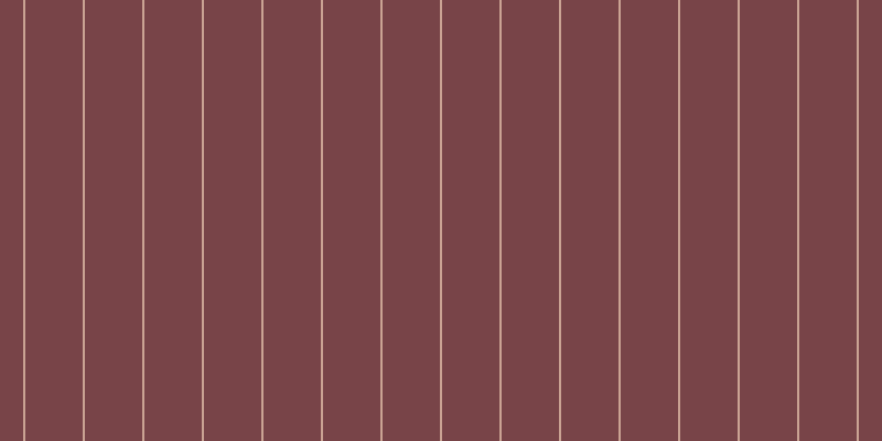 #4e070c (75%), #caa393 vertical lines, two pixels wide, fifty-two pixels apart
