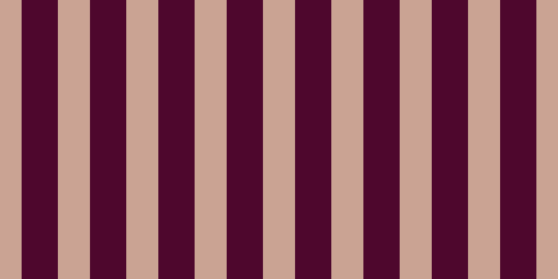 #4e072d, #caa393 vertical lines, forty-six pixels wide, fifty-two pixels apart