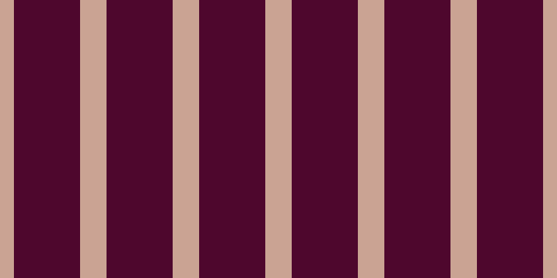 #4e072d, #caa393 vertical lines, thirty-eight pixels wide, ninety-five pixels apart