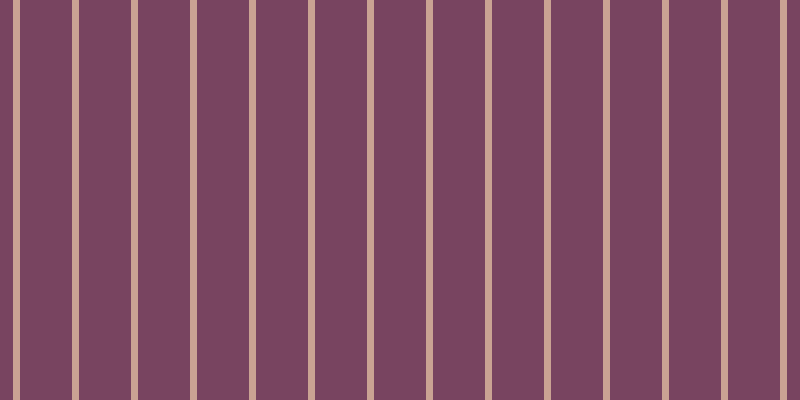 #4e072d (75%), #caa393 vertical lines, seven pixels wide, fifty-two pixels apart
