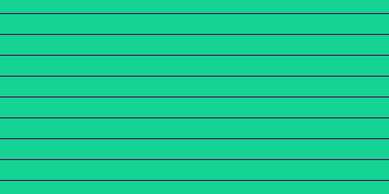 #4e074e, #15d393 horizontal lines, forty-one pixels wide, two pixels apart