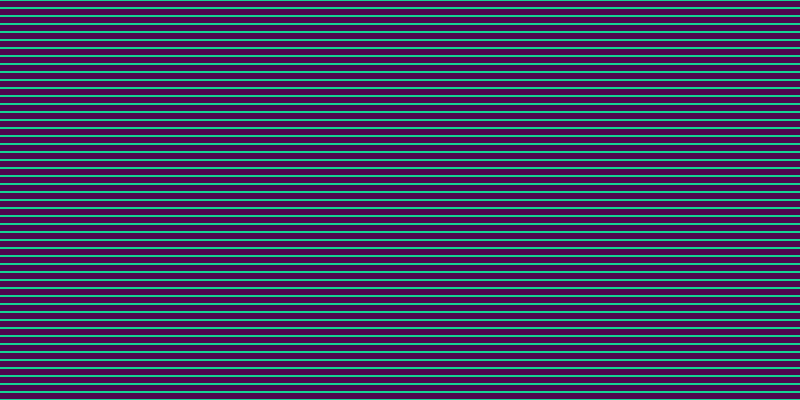 #4e074e, #15d393 horizontal lines, two pixels wide, six pixels apart