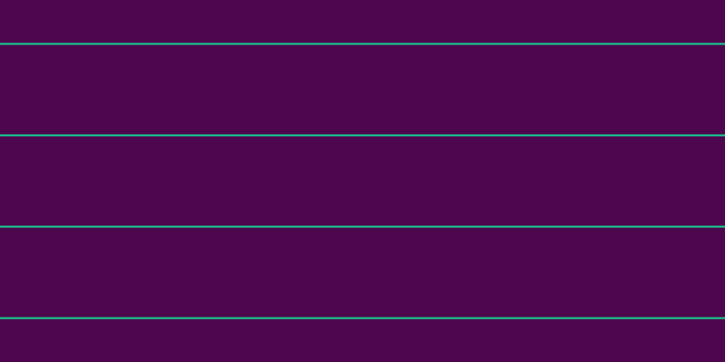 #4e074e, #15d393 horizontal lines, two pixels wide, ninety-nine pixels apart