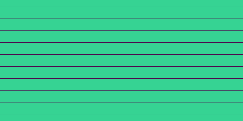 #4e074e, #36d393 horizontal lines, thirty-eight pixels wide, two pixels apart