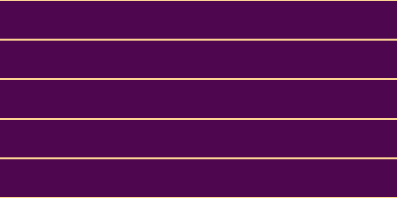 #4e074e, #fcd393 horizontal lines, four pixels wide, seventy-six pixels apart