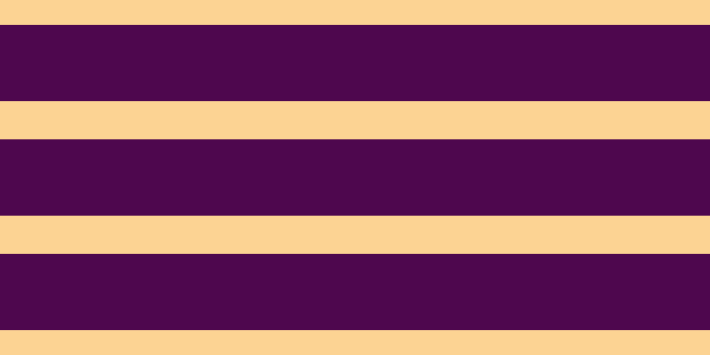 #4e074e, #fcd393 horizontal lines, forty-three pixels wide, eighty-six pixels apart