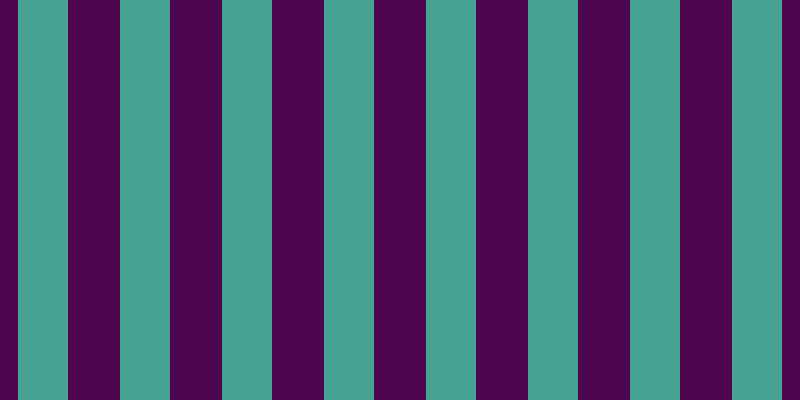 #4e074e, #46a393 vertical lines, fifty pixels wide, fifty-two pixels apart