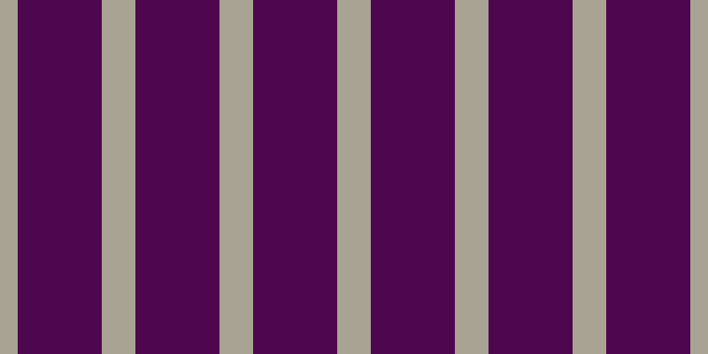 #4e074e, #a9a393 vertical lines, thirty-eight pixels wide, ninety-five pixels apart