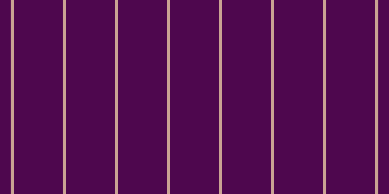 #4e074e, #caa393 vertical lines, seven pixels wide, one hundred pixels apart