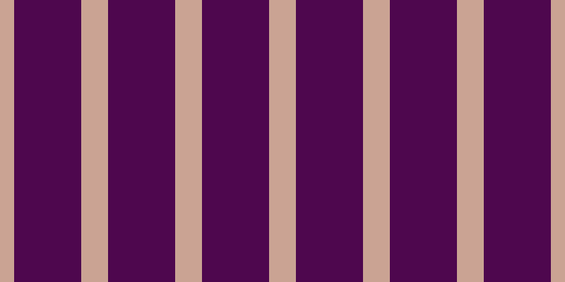 #4e074e, #caa393 vertical lines, thirty-eight pixels wide, ninety-five pixels apart