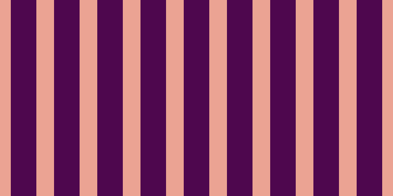 #4e074e, #eba393 vertical lines, thirty-six pixels wide, fifty-two pixels apart