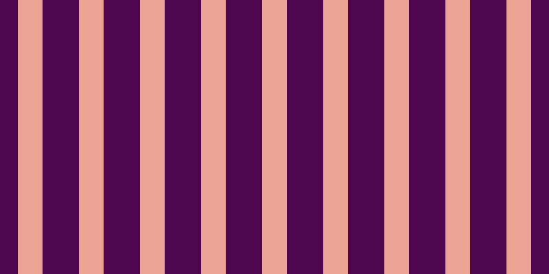 #4e074e, #eba393 vertical lines, thirty-six pixels wide, fifty-three pixels apart