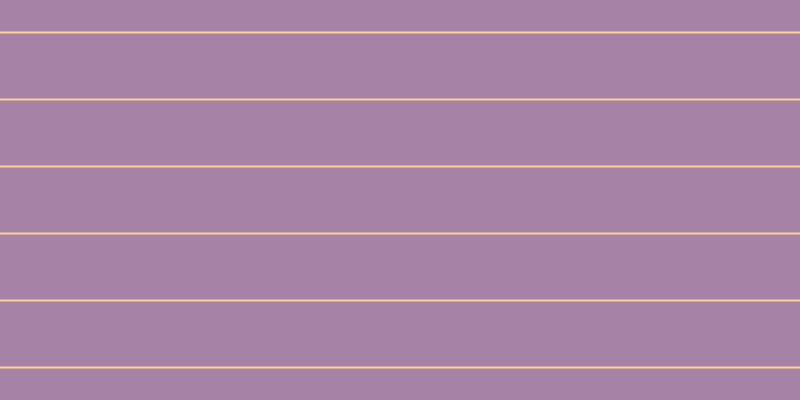 #4e074e (50%), #fcd393 horizontal lines, two pixels wide, sixty-five pixels apart