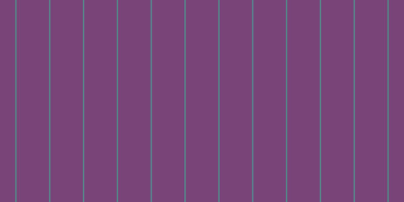 #4e074e (75%), #46a393 vertical lines, two pixels wide, sixty-five pixels apart