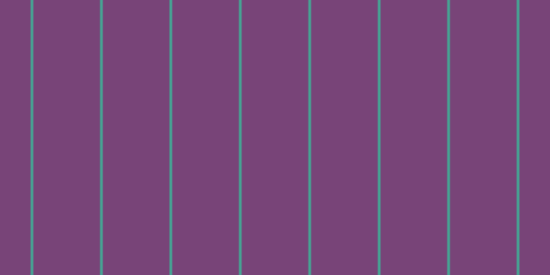 #4e074e (75%), #46a393 vertical lines, four pixels wide, ninety-seven pixels apart