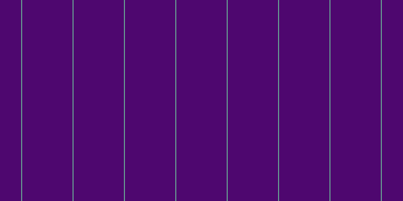 #4e076f, #67a393 vertical lines, two pixels wide, one hundred pixels apart