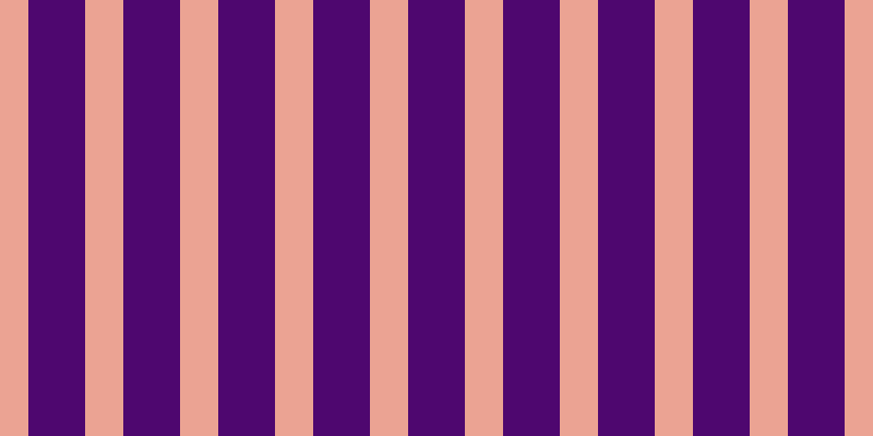 #4e076f, #eba393 vertical lines, thirty-five pixels wide, fifty-two pixels apart