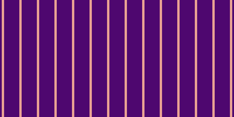 #4e076f, #eba393 vertical lines, eight pixels wide, fifty-two pixels apart