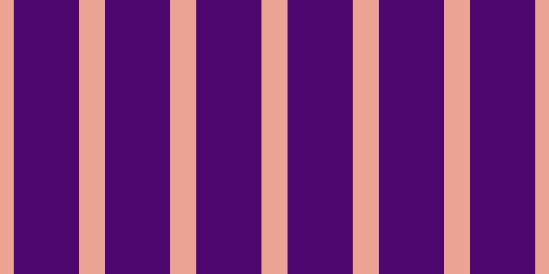 #4e076f, #eba393 vertical lines, thirty-eight pixels wide, ninety-five pixels apart