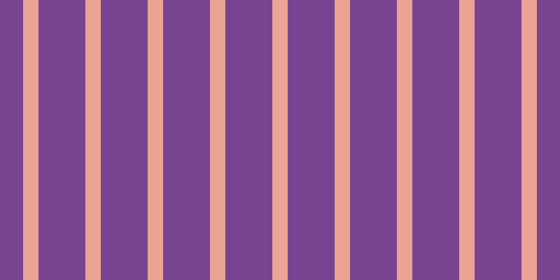 #4e076f (75%), #eba393 vertical lines, twenty-two pixels wide, sixty-seven pixels apart