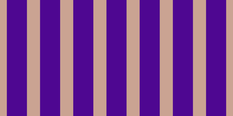 #4e0790, #caa393 vertical lines, forty-five pixels wide, sixty-nine pixels apart