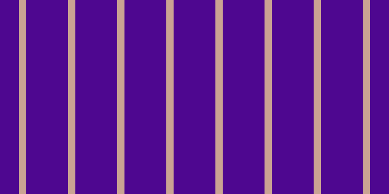 #4e0790, #caa393 vertical lines, fifteen pixels wide, eighty-six pixels apart