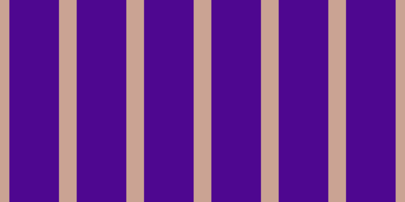 #4e0790, #caa393 vertical lines, thirty-five pixels wide, ninety-eight pixels apart