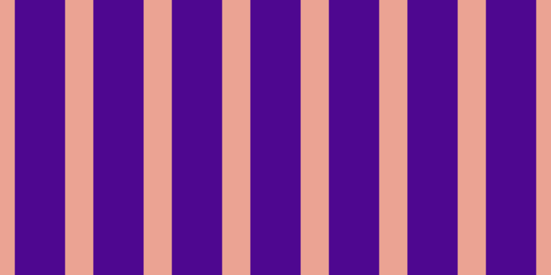 #4e0790, #eba393 vertical lines, forty-one pixels wide, seventy-three pixels apart