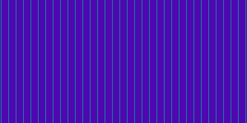 #4e07b1, #04a393 vertical lines, two pixels wide, twenty-two pixels apart